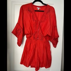 Amuse Society romper with cutout detail